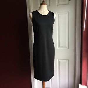 Lauren Ralph Lauren Black Velvet Trim Dress